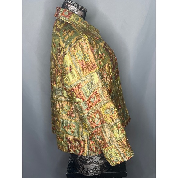 Vintage Drapper's & Damon's Zip Down Blazer Size Petite M - Picture 3 of 11